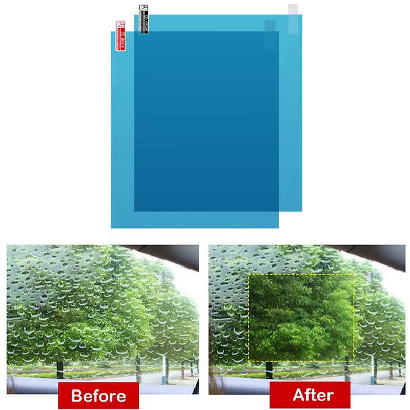 برچسب ضد باران و بخار گرفتگی شیشه خودرو بسته 2 عددی