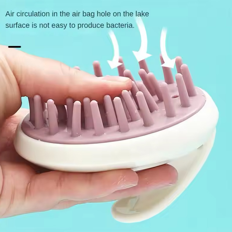 برس شستشو و ماساژ سیلیکونی پوست سر