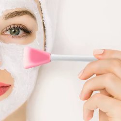 براش مخصوص ماسک و ماساژ سیلیکونی دوطرفه پرزدار