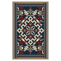 فرش مخمل نادی طرح سنتی کد o171