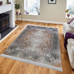 فرش مخمل نادی طرح سنتی کد O115